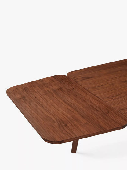 John Lewis Cara 6-10 Seater Extendable Dining Table American Black Walnut
