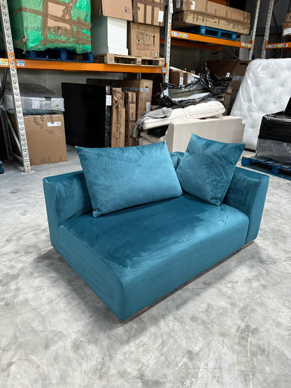 John Lewis Tokyo RHF Grand Modular Arm Unit In Velvet Teal