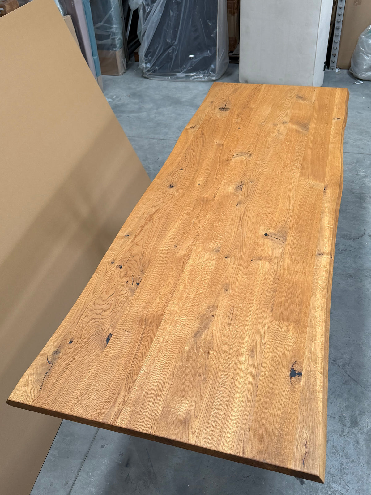 John Lewis Ripley Fixed Dining Table, Straight Edge, Solid Oak Natural Oil, L280 x W100cm - LIST