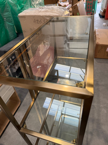 John Lewis Langham Bookcase, Brass