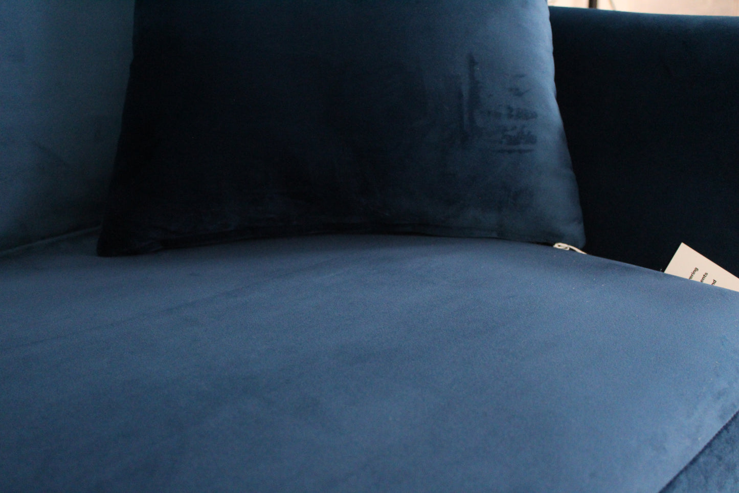 Brook & Wilde 2.5 Seater Sofa Bed in Orla Blue Velvet - Made in UK - Bespoke