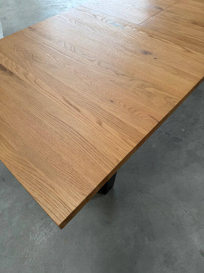 John Lewis Calia 8-10 Seater Extending Dining Table, Solid Oak