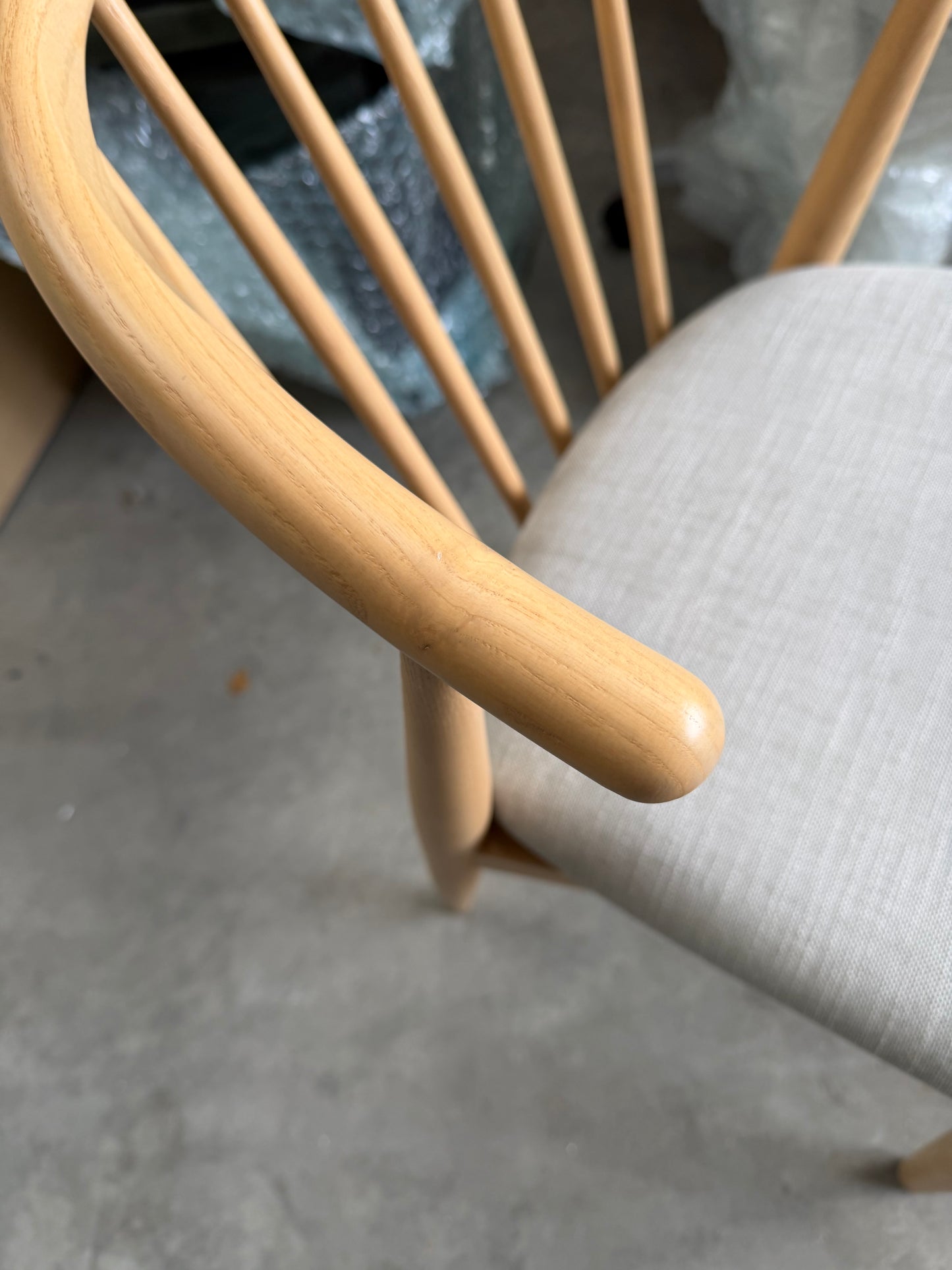 John Lewis Kinross II Dining Chair, Oak/Upholstered Seat
