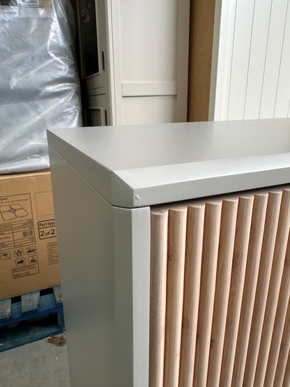 John Lewis Ridge 2 Door Cabinet Grey