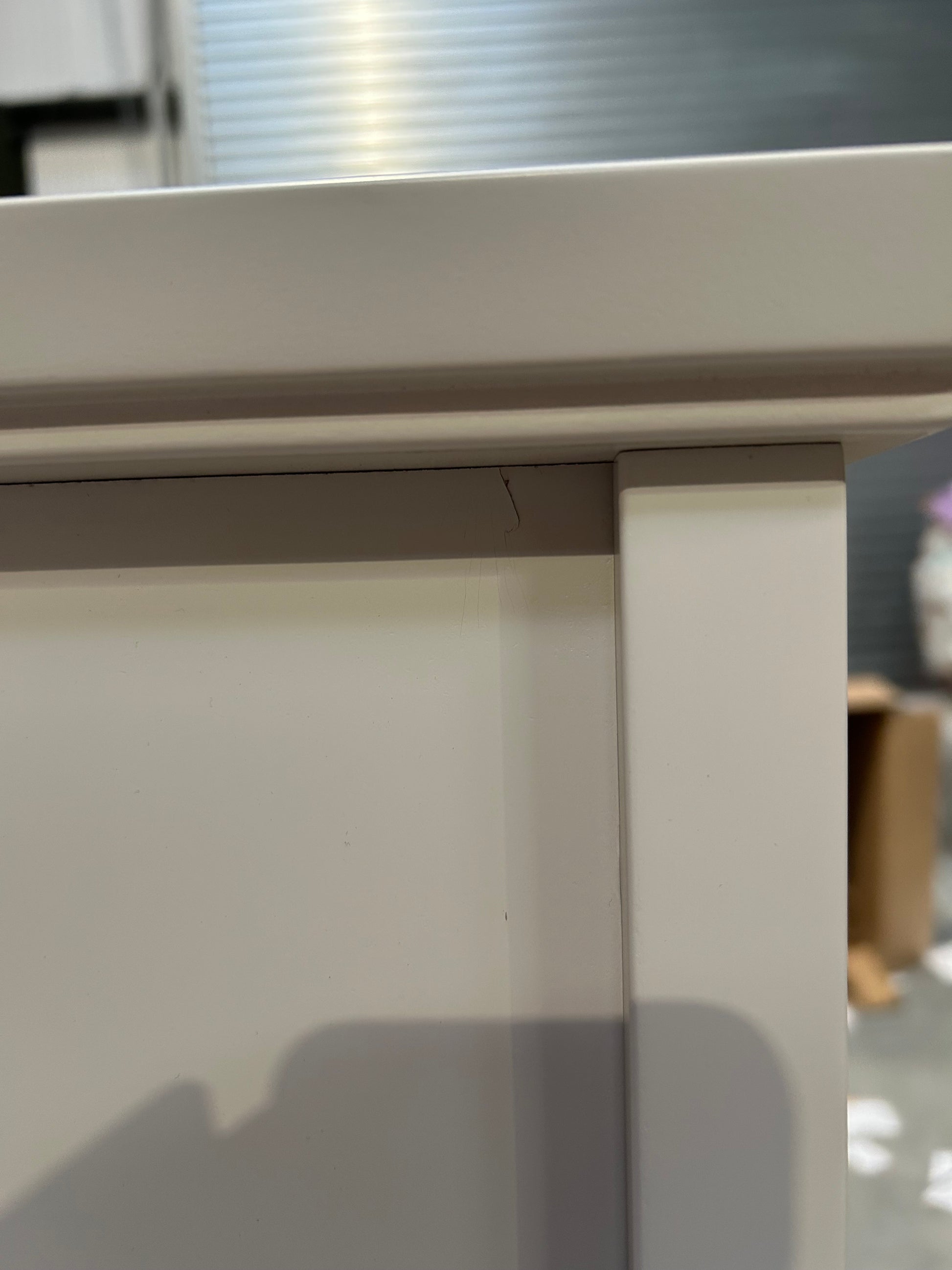 John Lewis Wilton 2 Drawer Bedside Cabinet, Linen