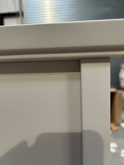 John Lewis Wilton 2 Drawer Bedside Cabinet, Linen