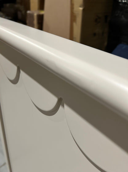 John Lewis ANYDAY Hem Bed Frame, Single, Natural Greige