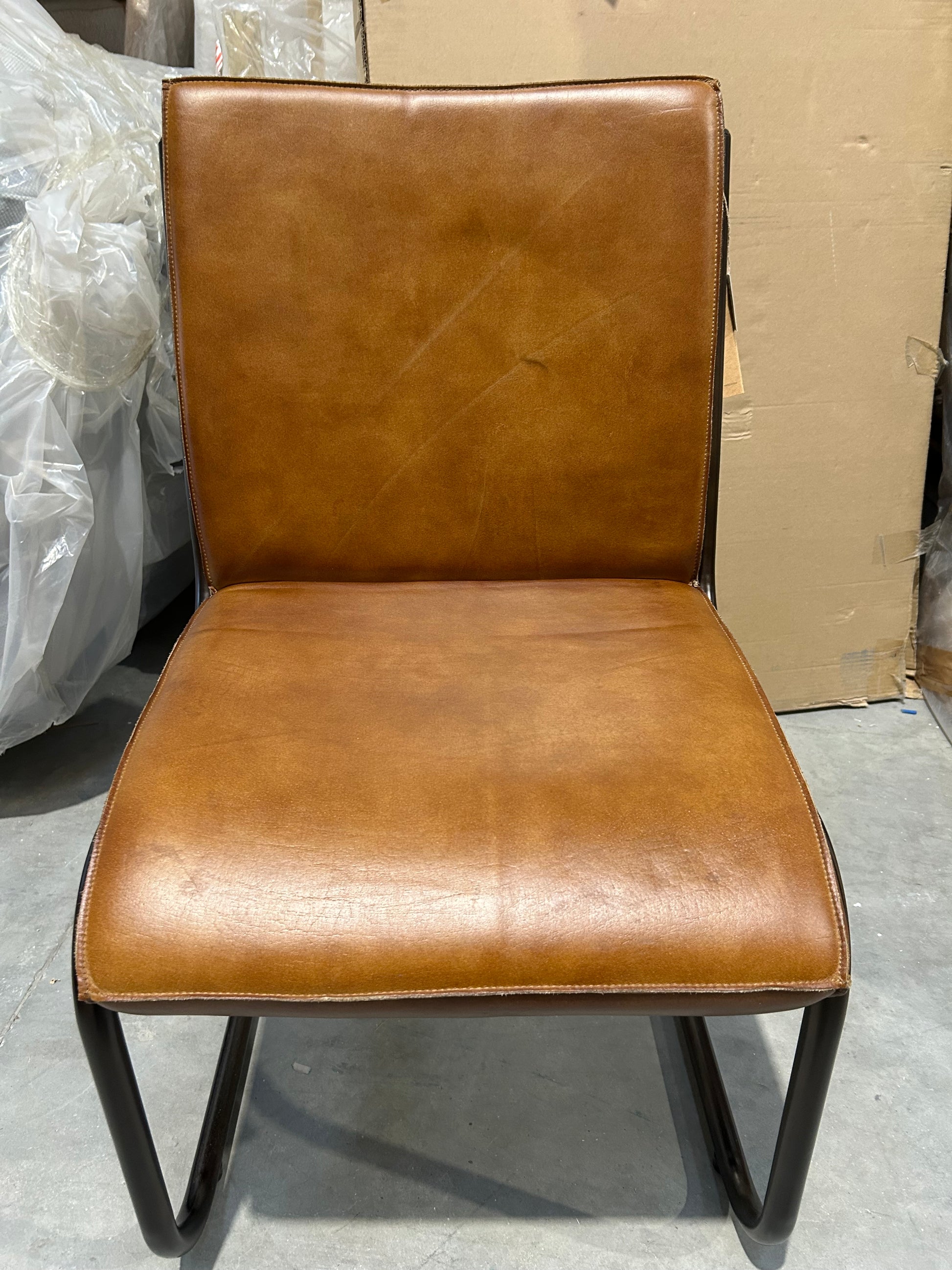 Nkuku Narwana Leather Desk Chair  nkuku Narwana Leather Desk Chair, Aged Tan