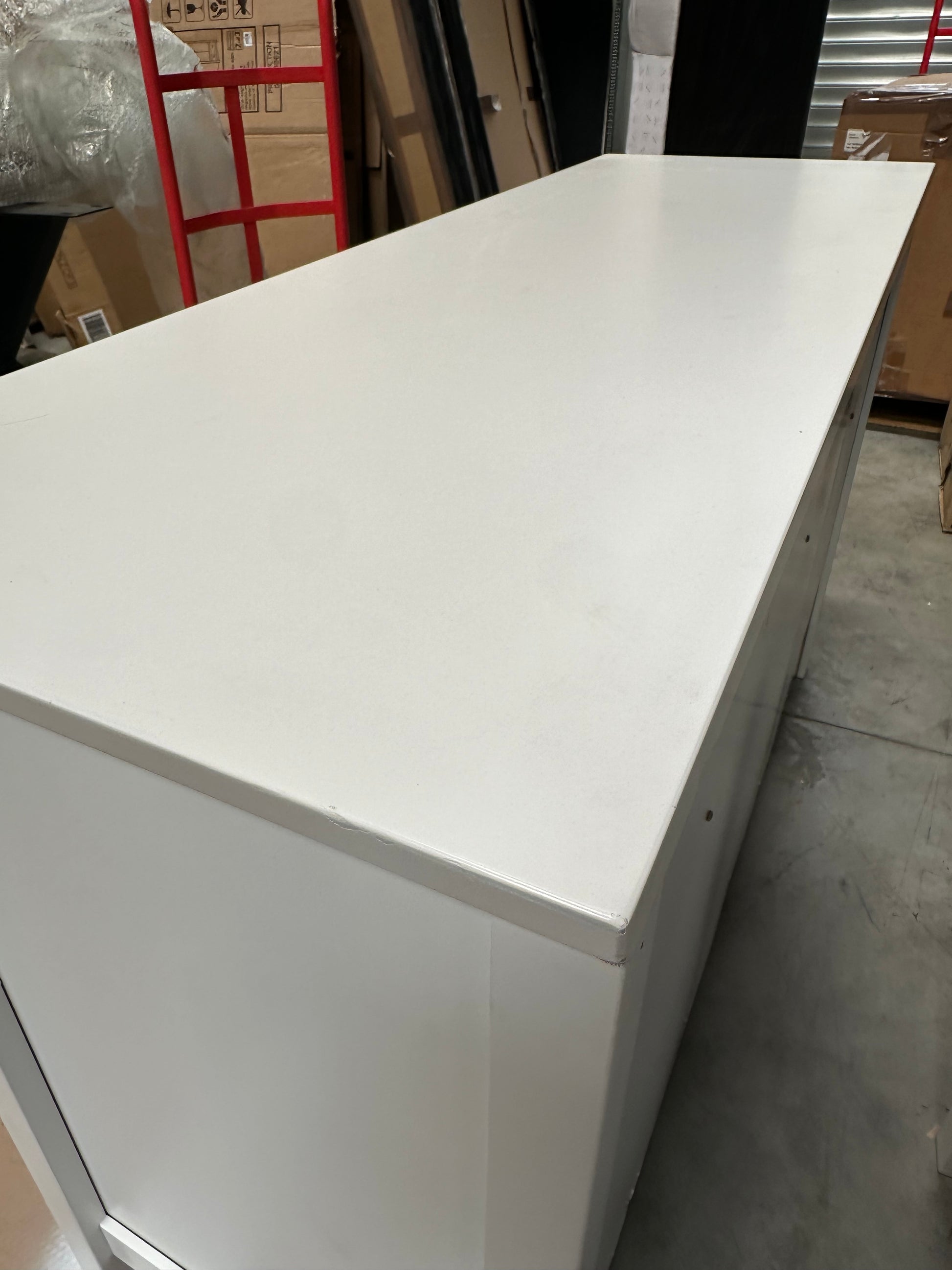 John Lewis Chest of Drawer White Wilton 7 Drawer Chest