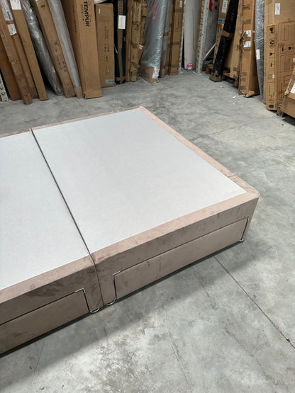 Silentnight 4 Drawer Divan Base, King Size, Velvet Mink