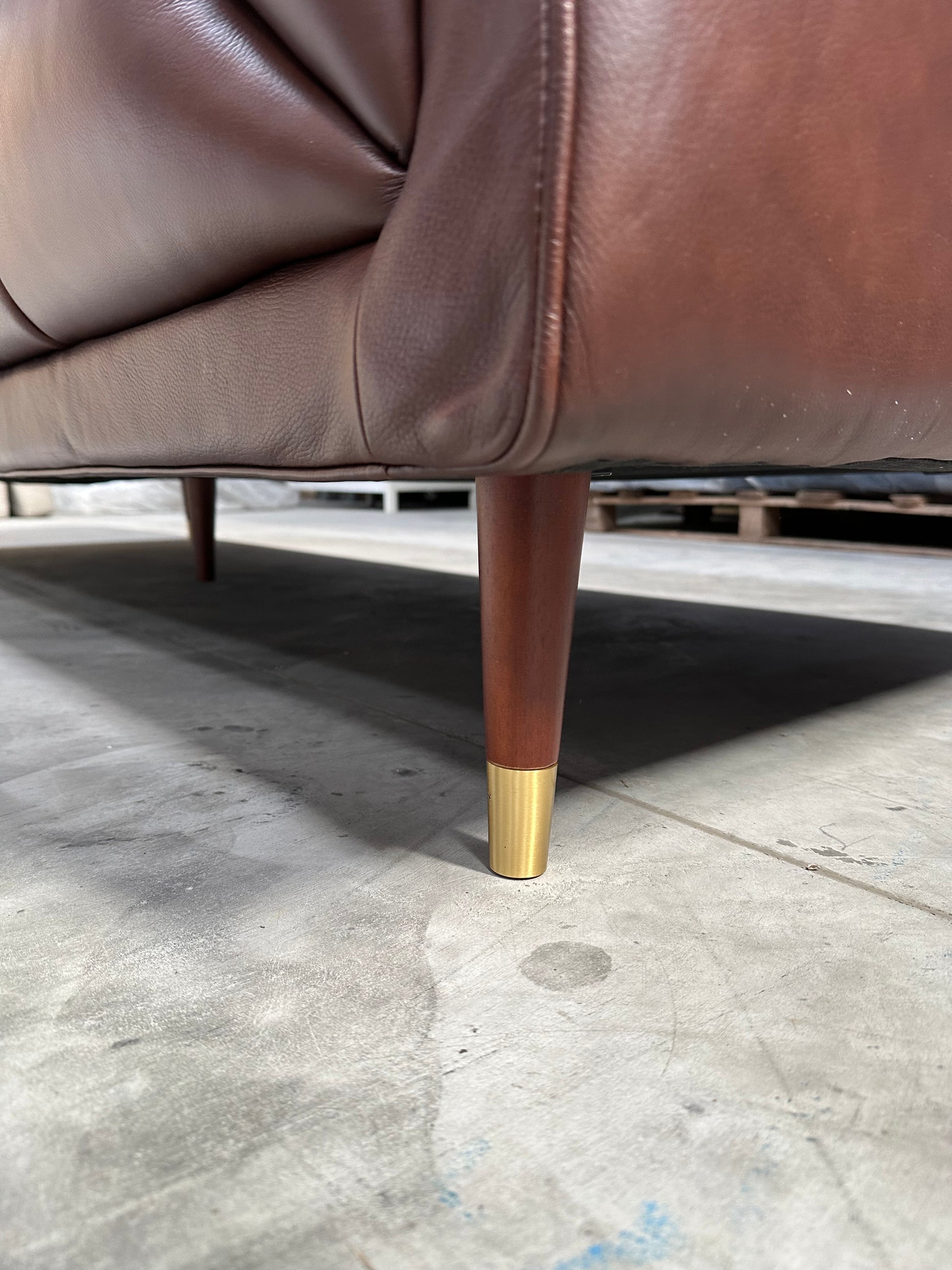 At The Helm Grace Large 3 Seater Leather Sofa Grand Coco