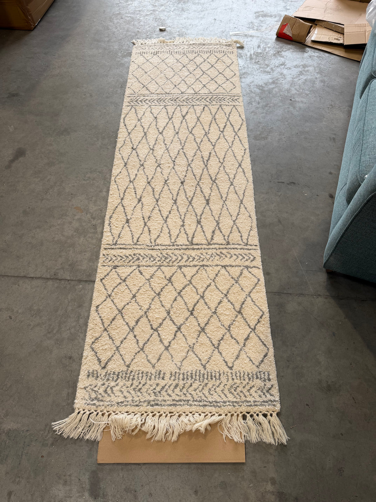 John Lewis Hebri Berber Style Runner, Natural