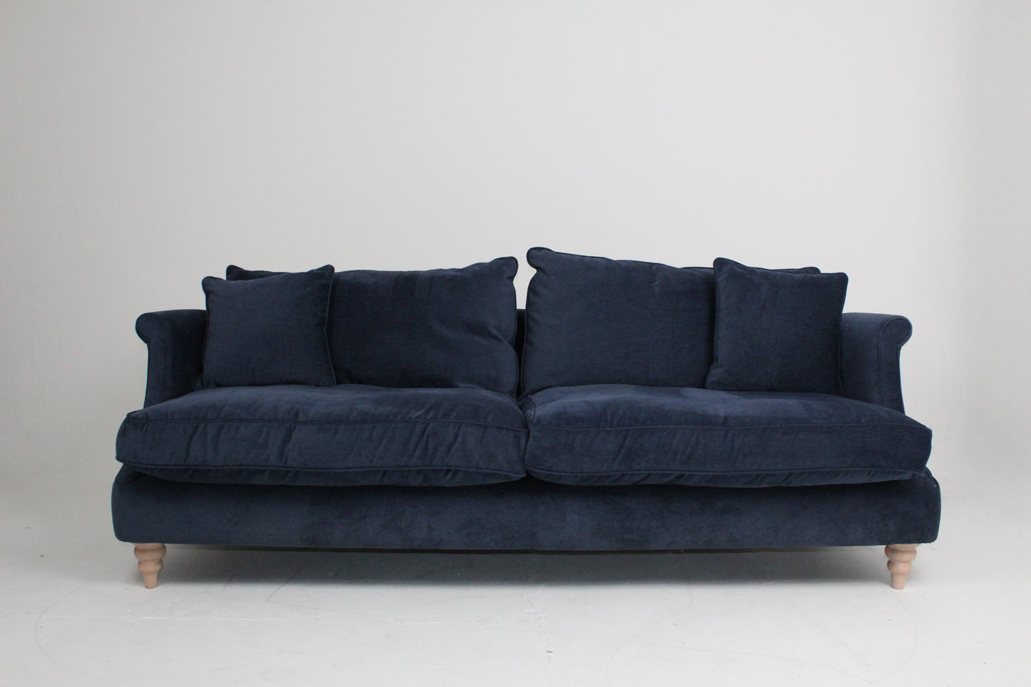 John Lewis  3 Seater Sofa Grand Bromley Blue 3 Seater Sofa