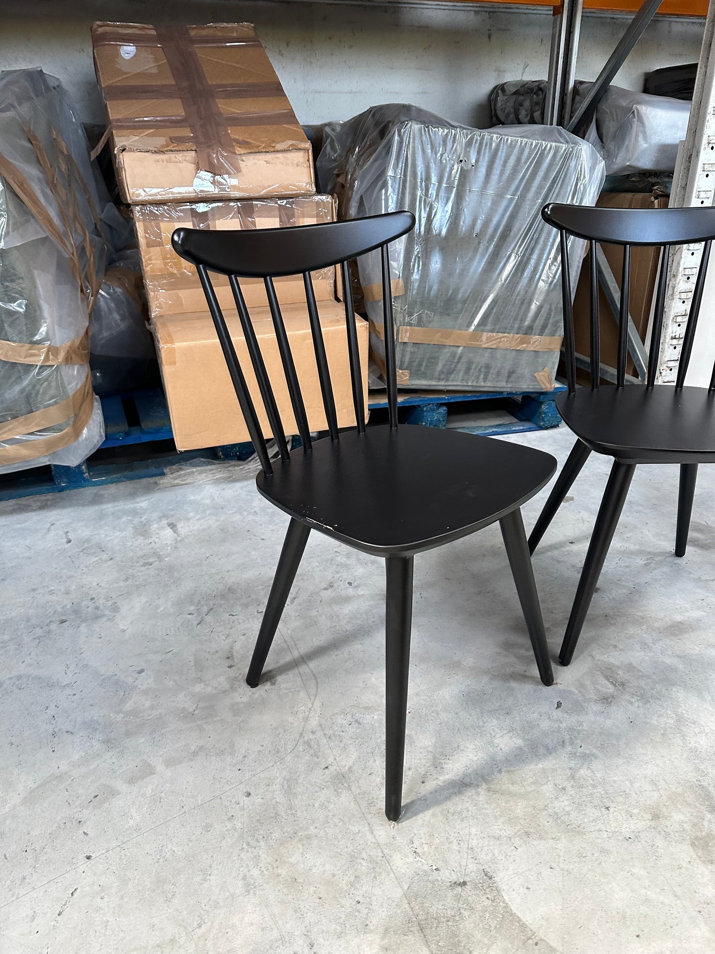 John Lewis ANYDAY John Lewis Spindle Dining Chair, Set of 2, FSC-Certified (Beech Wood)
