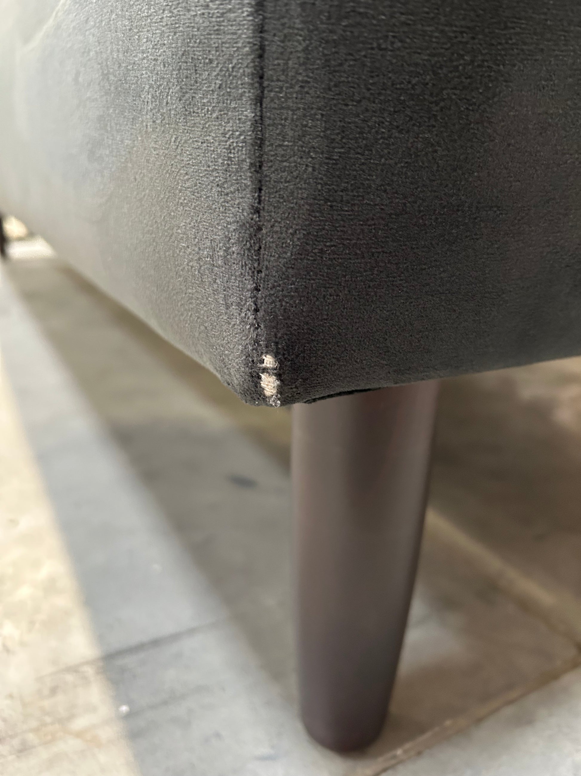 Swyft Model 05 Medium 2 Seater Sofa Charcoal Velvet