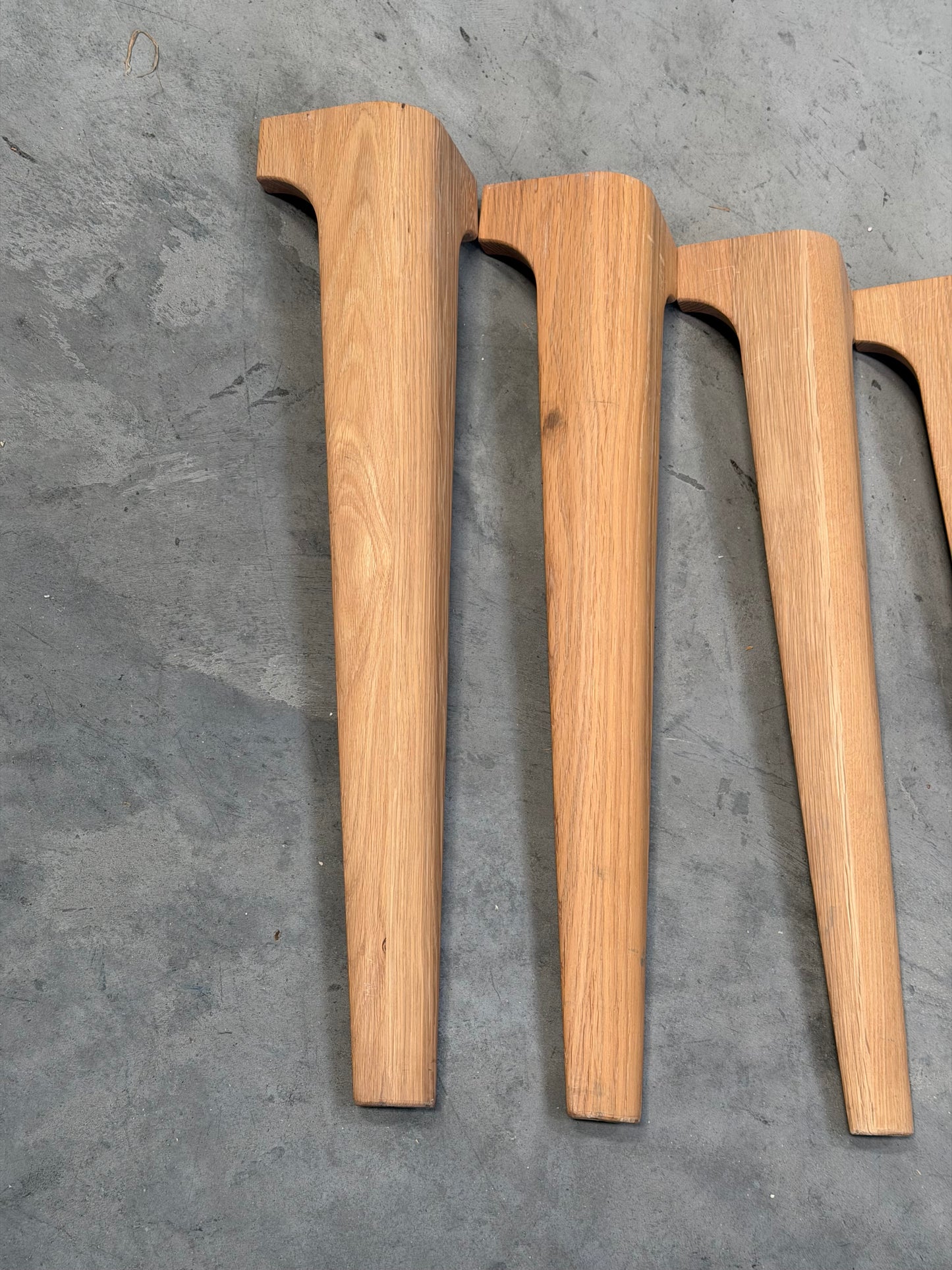 Set of 4 Genuine John Lewis Ebbe Gehl Mira Dining Table Wooden Legs – Oak Finish Replacement Legs