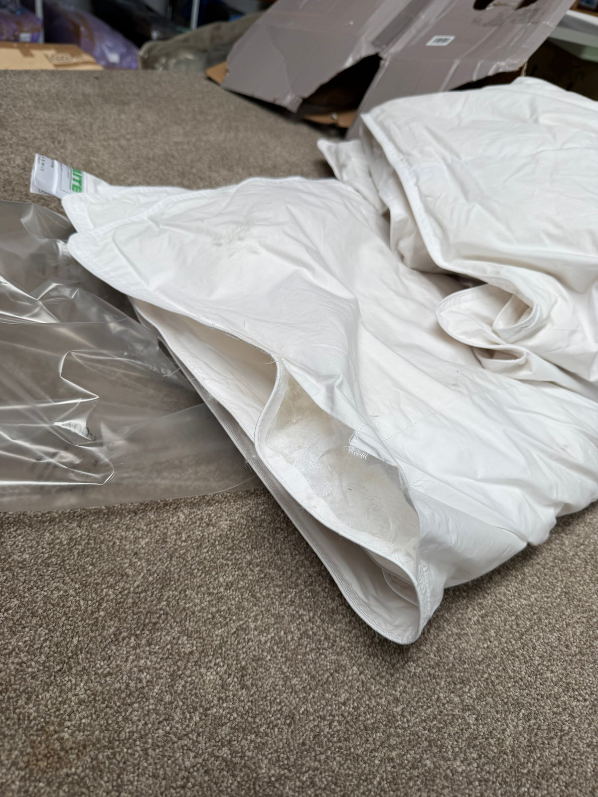 John Lewis Natural Duck Down 60/40 Duvet, 4.5 Tog, King Size, 225 x 220cm, White