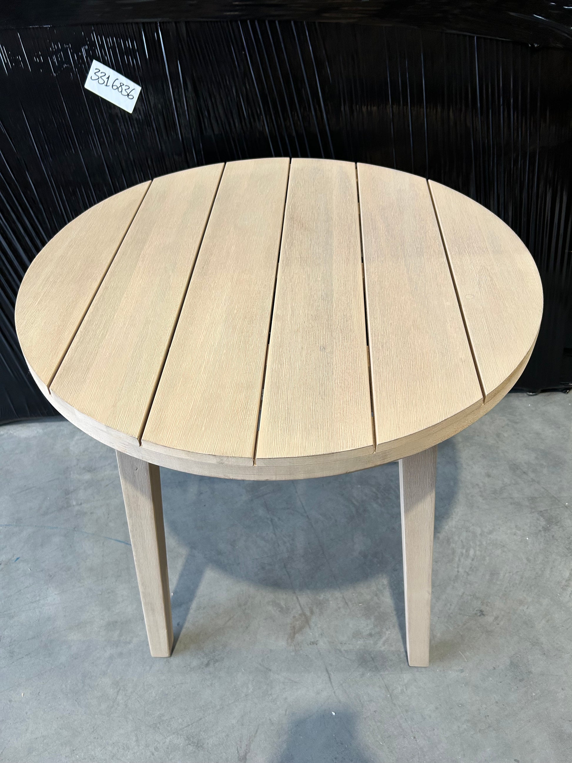 John Lewis Burford Round Garden Bistro Table 75cm Acacia Wood  Natural Garden