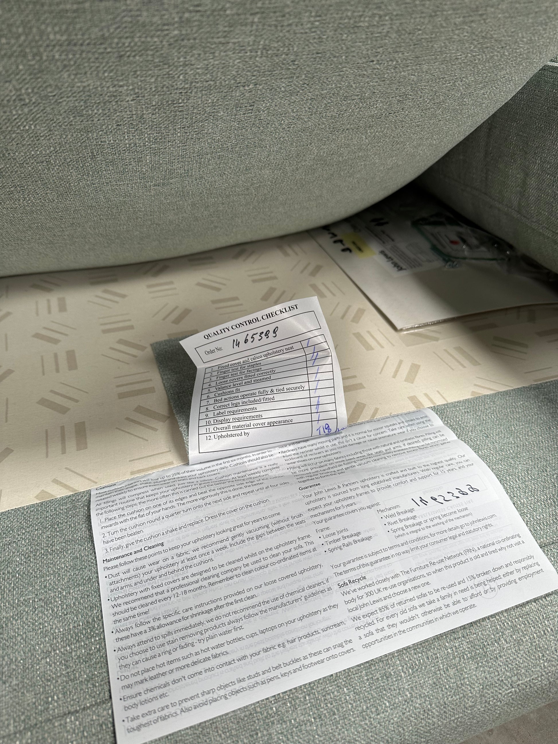 John Lewis Otley Medium 2 Seater Sofa Matilda Duck Egg Blue