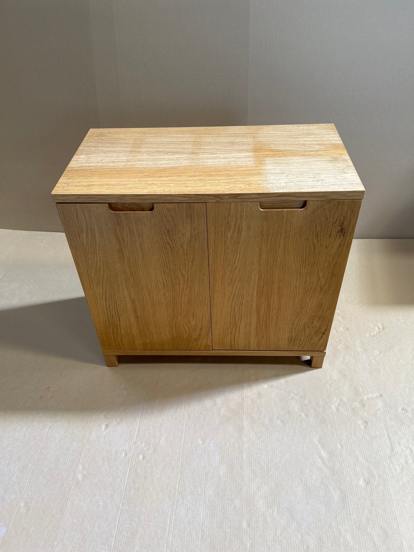 John Lewis Abacus Wide Storage Cupboard, FSC-Certified, (Oak Veneer)