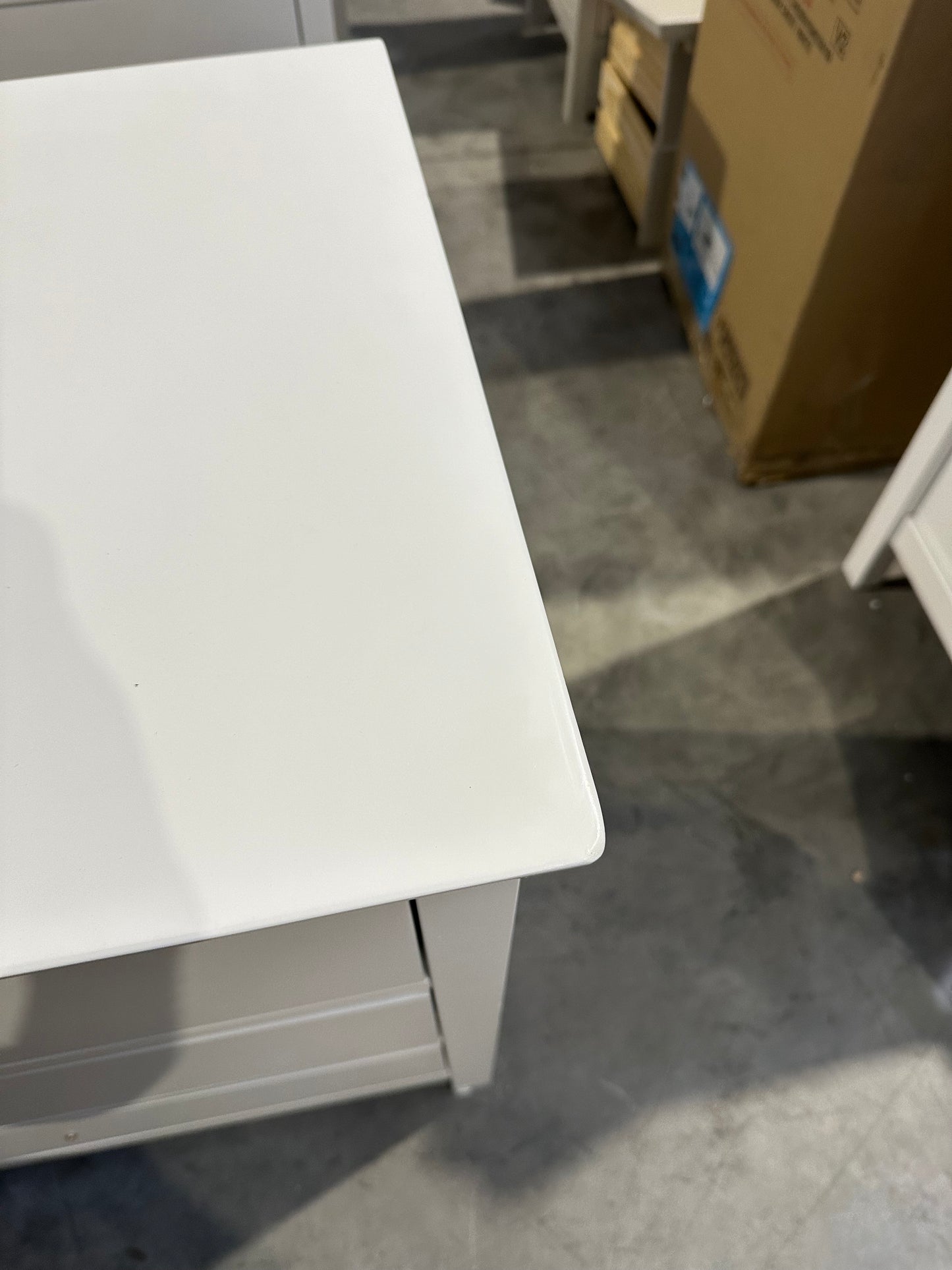 John Lewis Chest of Drawer White Wilton 7 Drawer Chest
