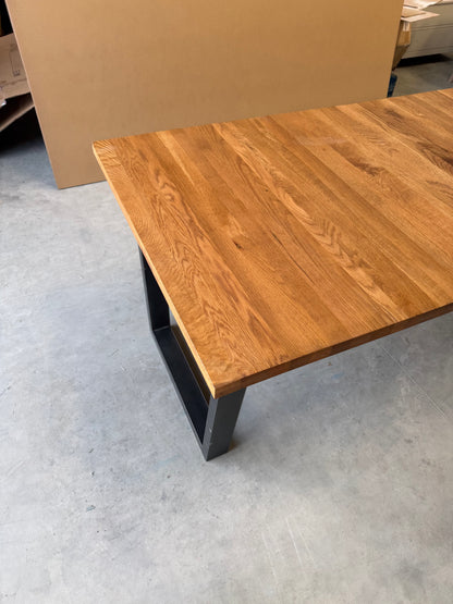 John Lewis Calia 8-10 Seater Extending Dining Table, Solid Oak