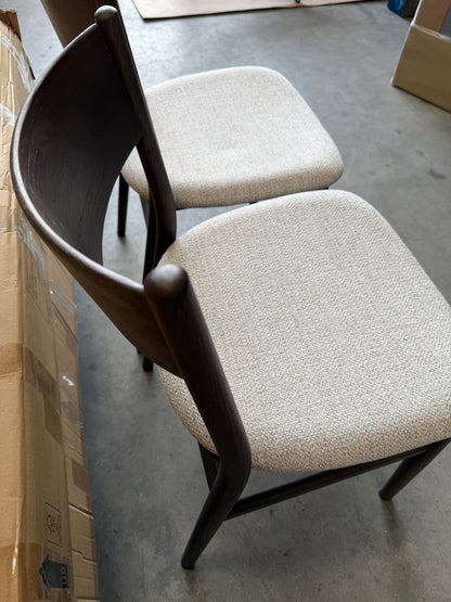John Lewis Parity Dining Chair, Set of 2, Dark