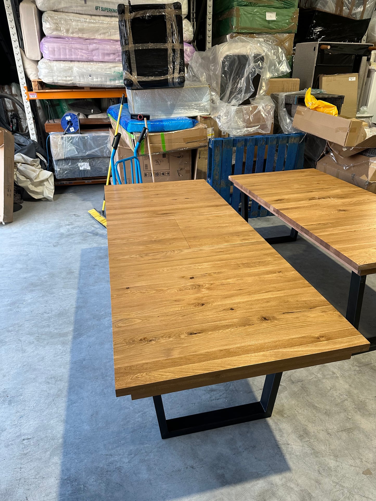 John Lewis Calia 8-10 Seater Extending Dining Table, Solid Oak