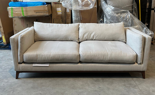 John Lewis Trim Grand 4 Seater Sofa Soft Weave Clay
