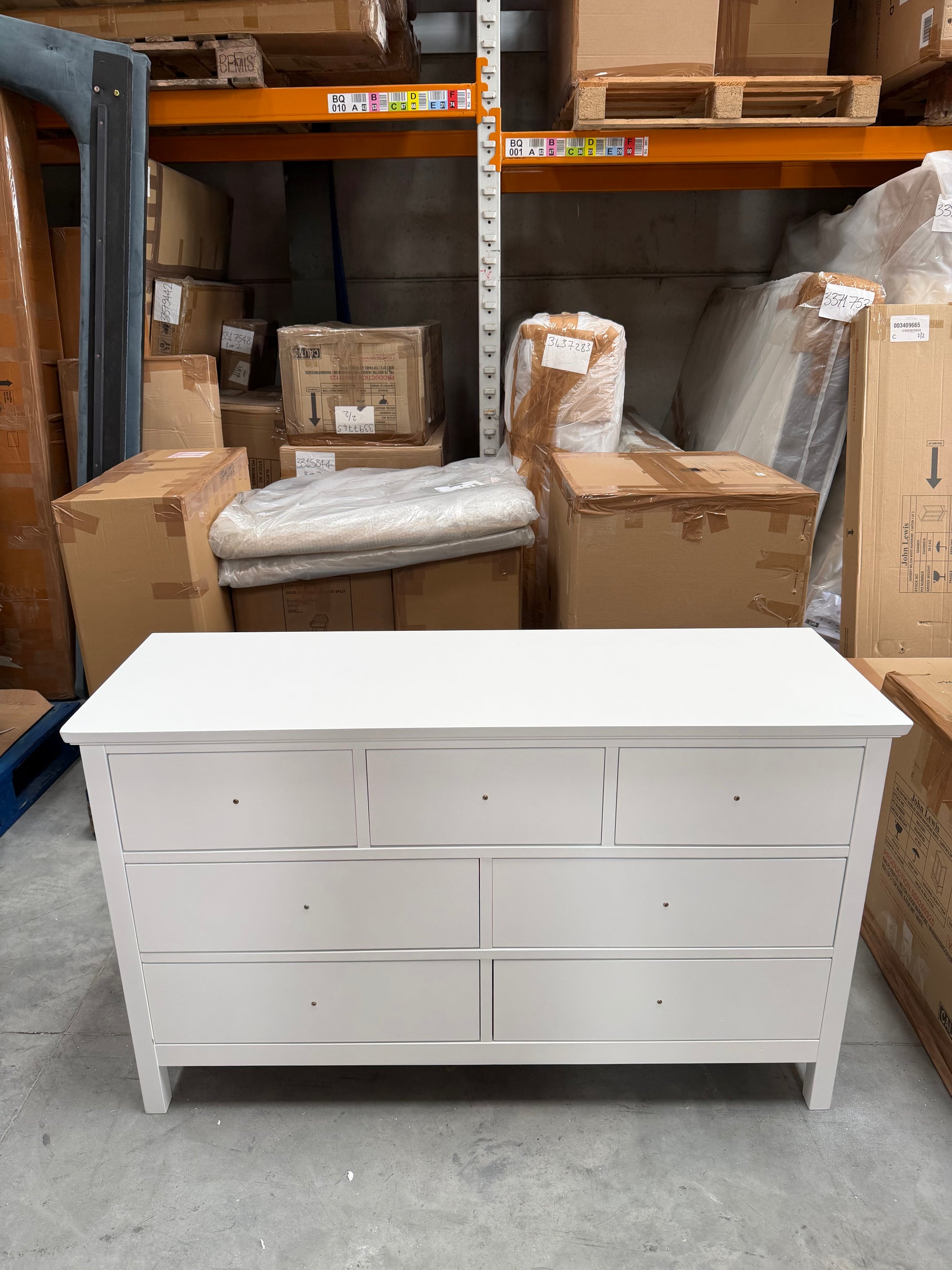 John Lewis Chest of Drawer White Wilton 7 Drawer Chest Bedroom Storage
