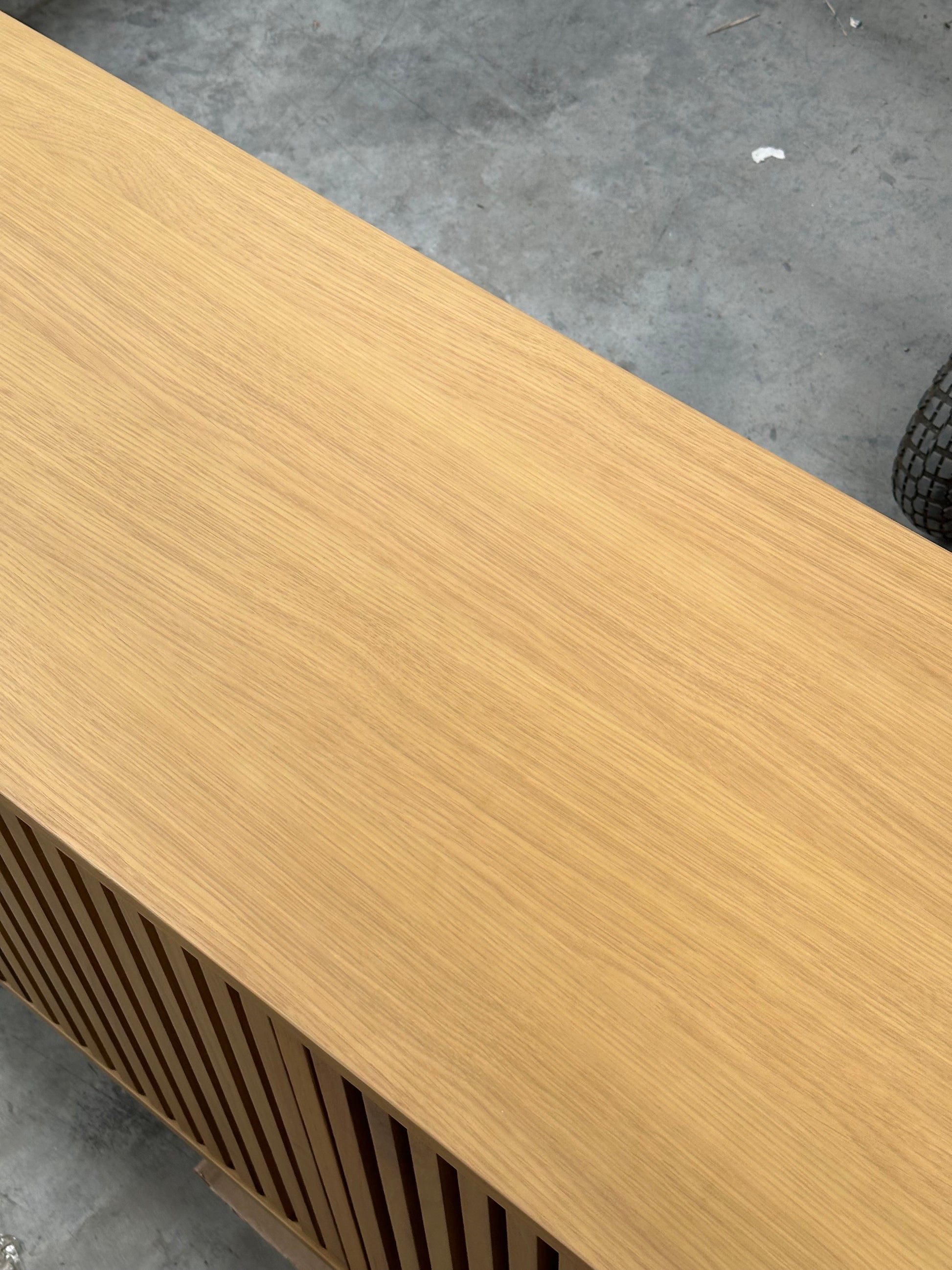 John Lewis Slatted TV Stand Sideboard for TVs up to 60", Oak