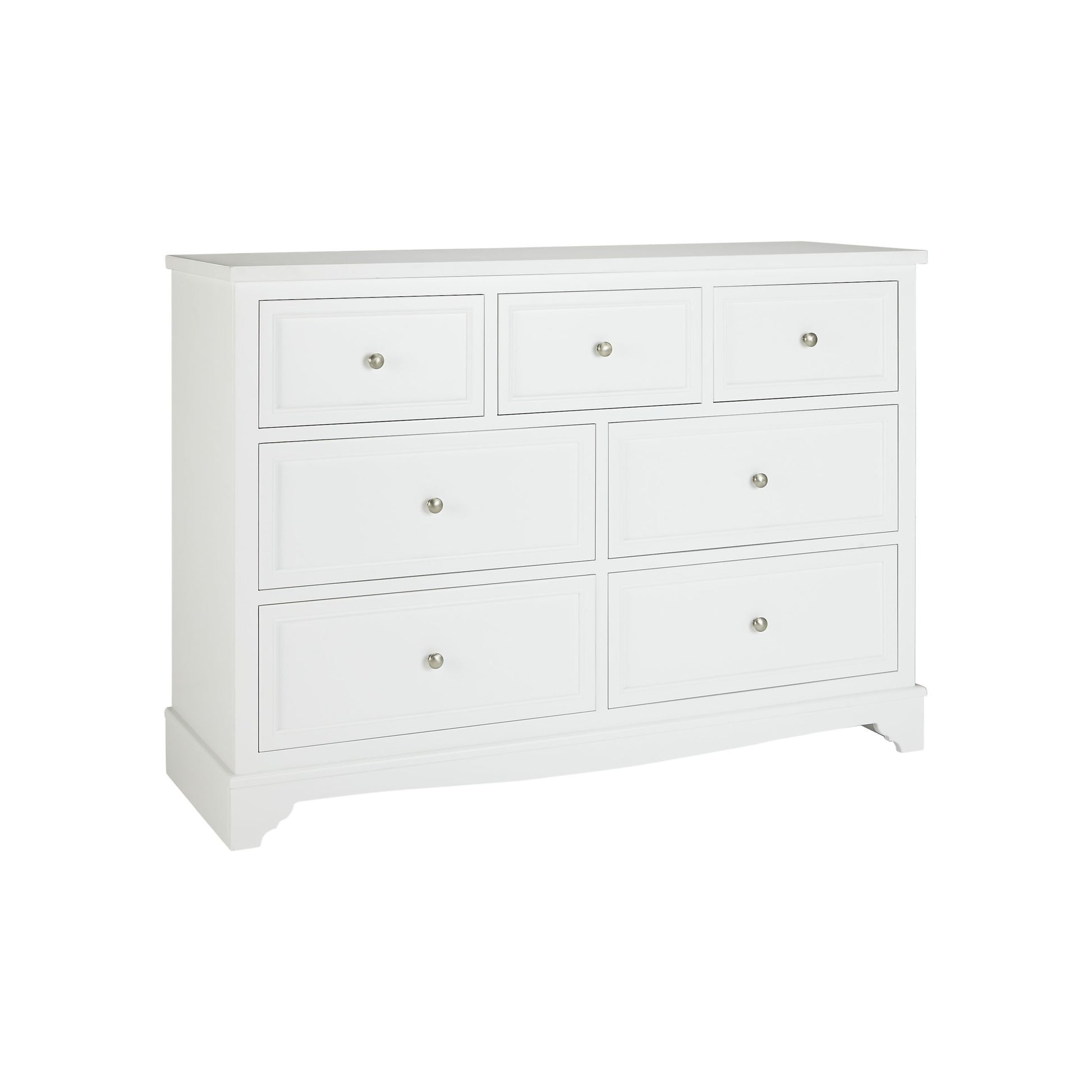 John Lewis St Ives 7 Drawer Chest white 3+4