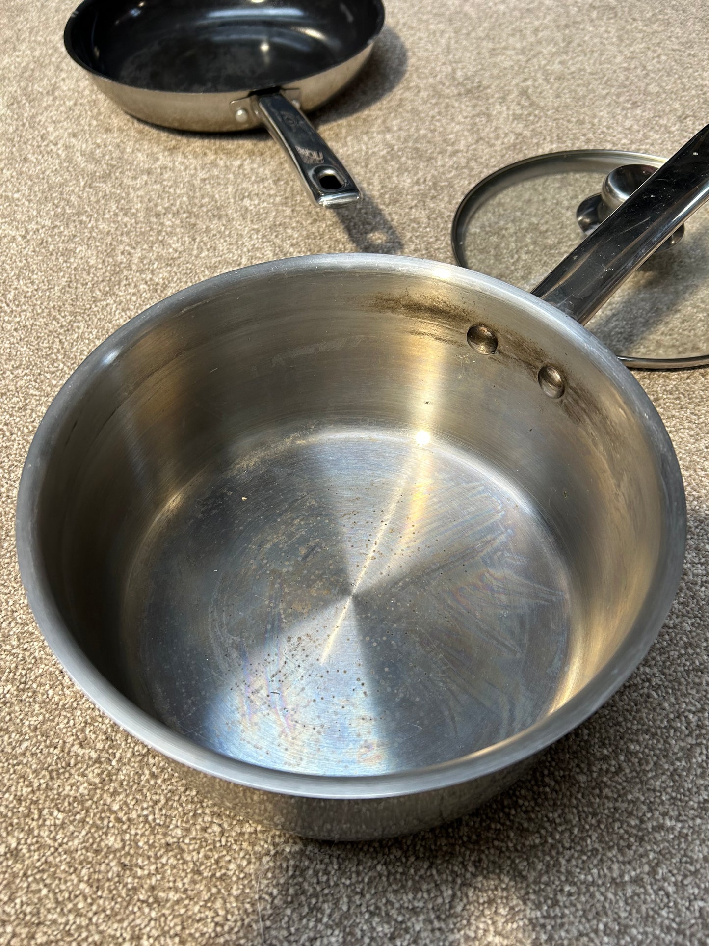 Shop all John Lewis John Lewis Stainless Steel Saucepans & Frying Pan Set, 5 Piece