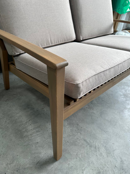 John Lewis Mona 2-Seater Garden Sofa, FSC-Certified (Acacia Wood), Natural