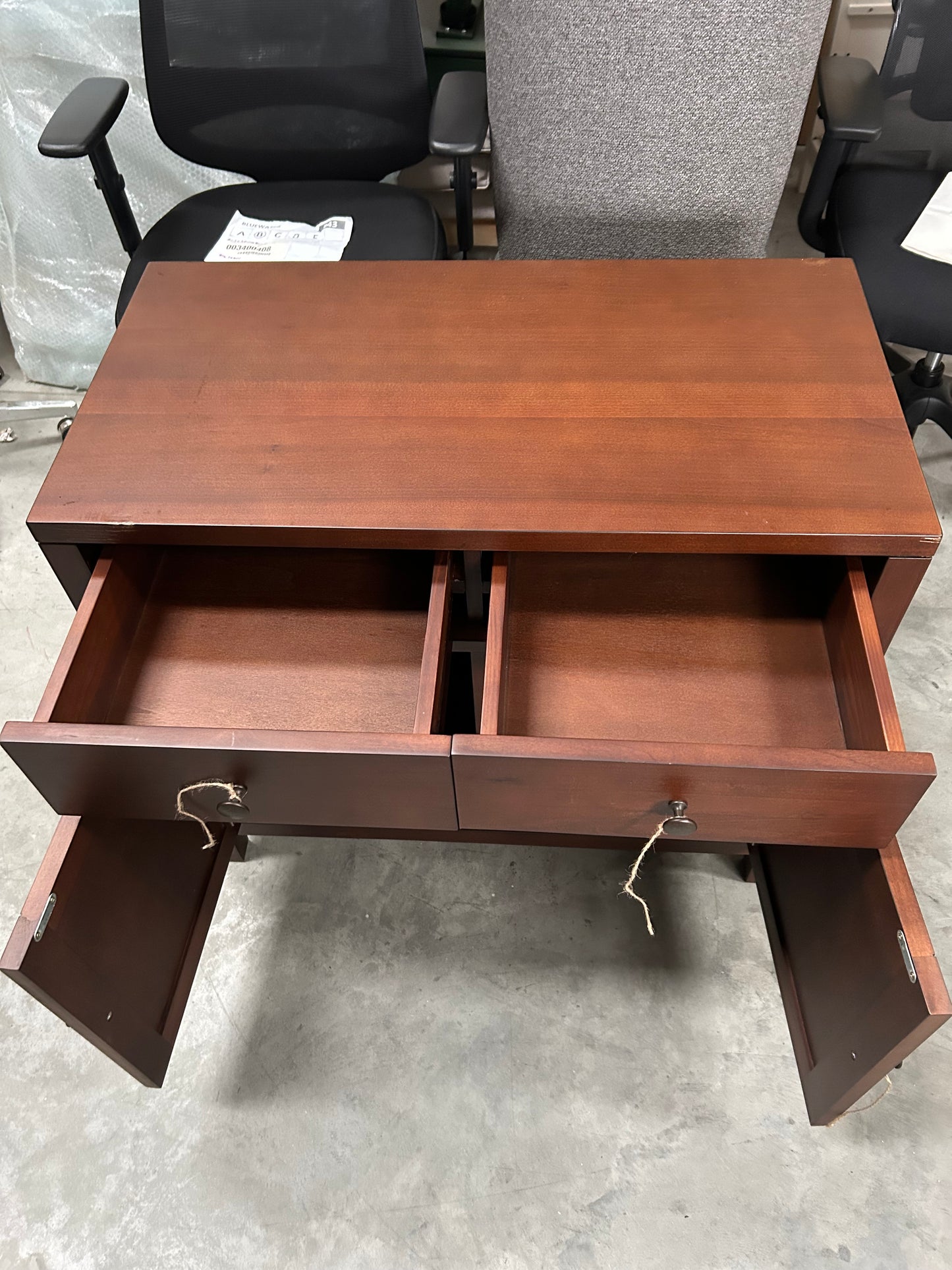 John Lewis Medan Narrow Sideboard, Dark Stain