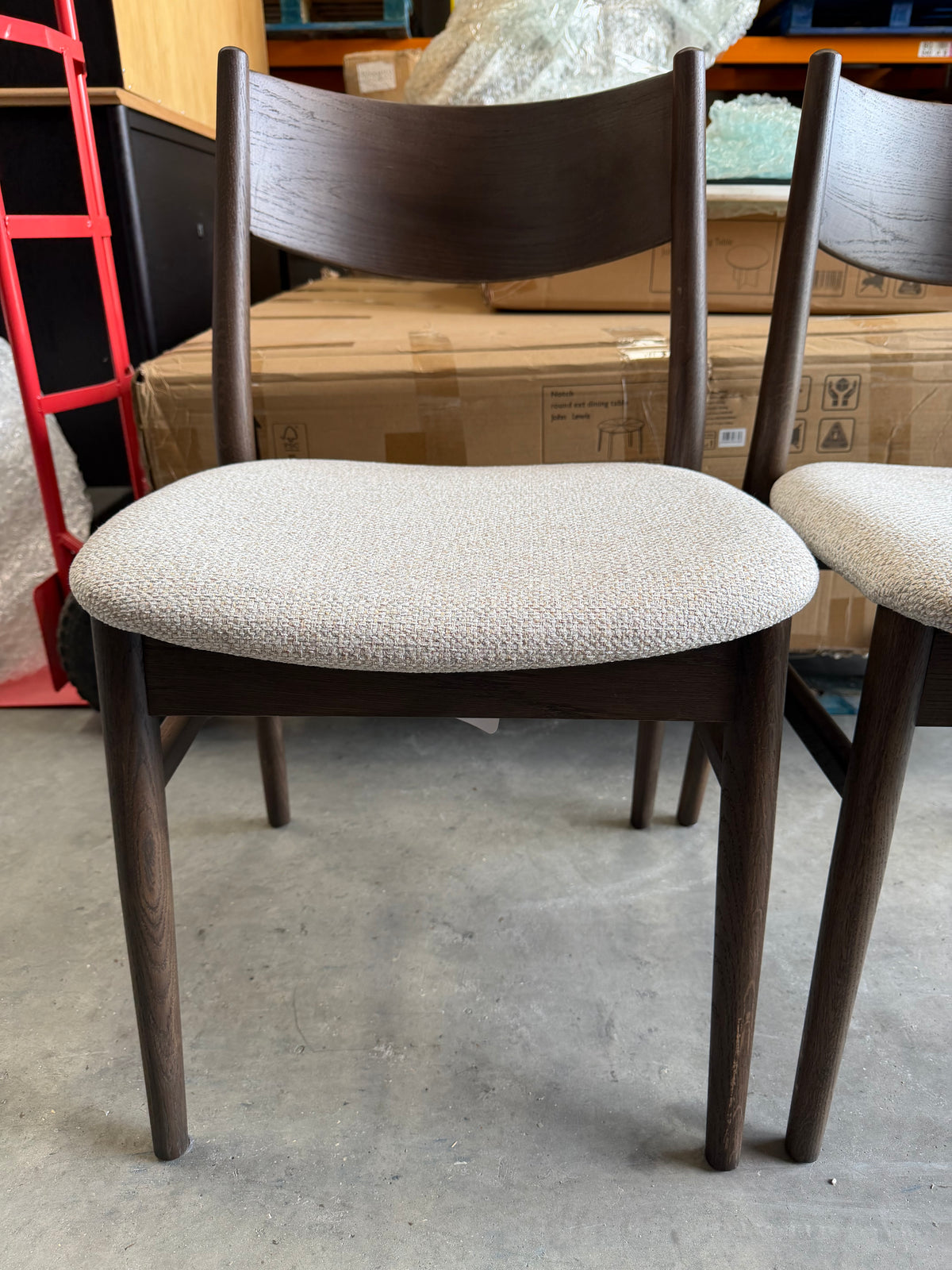 John Lewis Parity Dining Chair, Set of 2, Dark