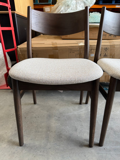 John Lewis Parity Dining Chair, Set of 2, Dark
