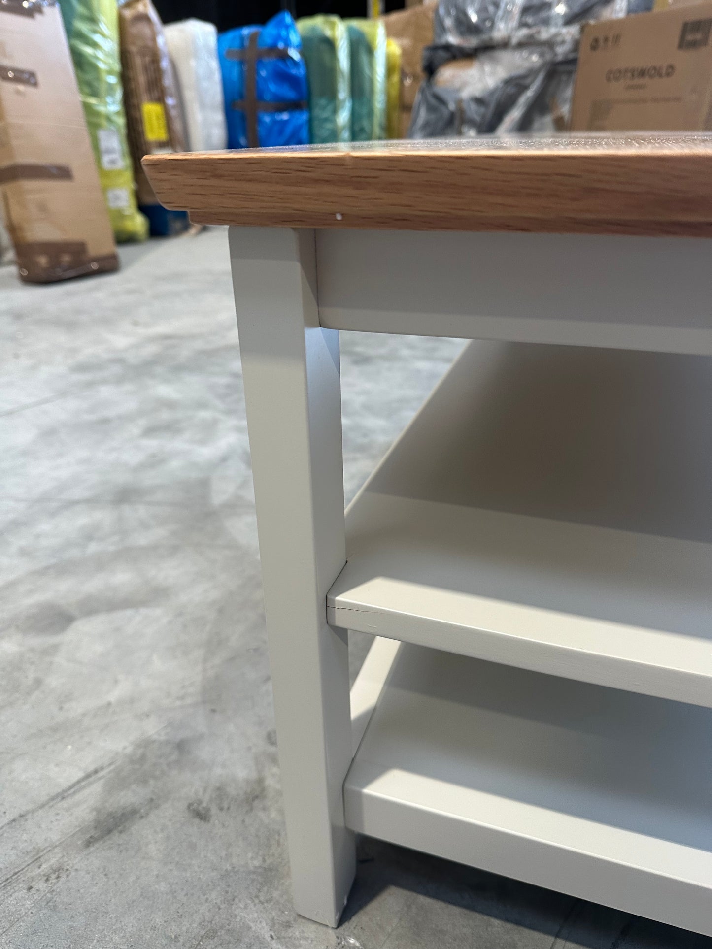 John Lewis ANYDAY Wilton Coffee Table in Linen