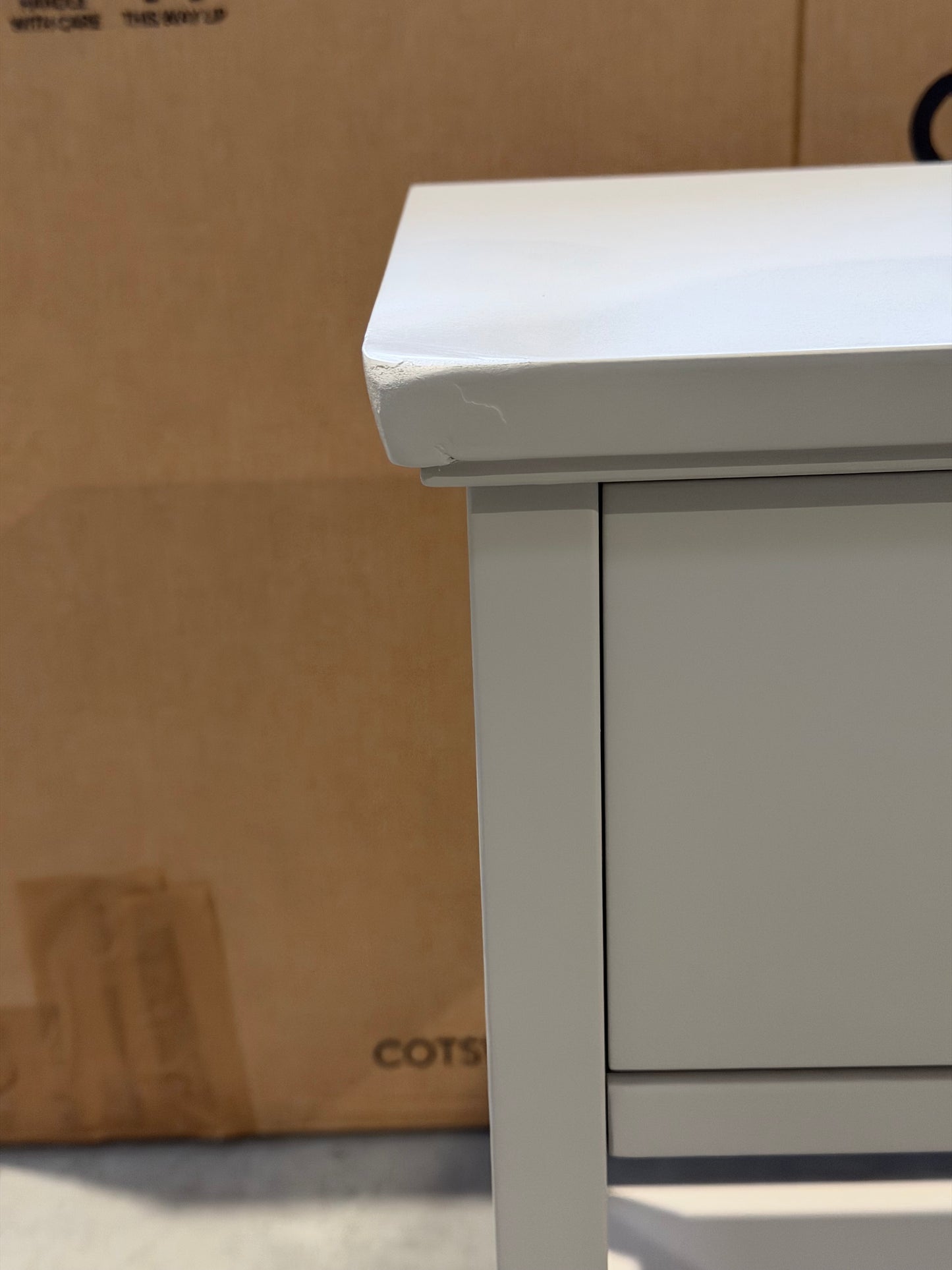 John Lewis Wilton Bedside Tables, Set of 2, Linen