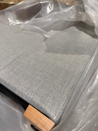 John Lewis Tokyo Medium Modular Unit Soft Weave Light Grey