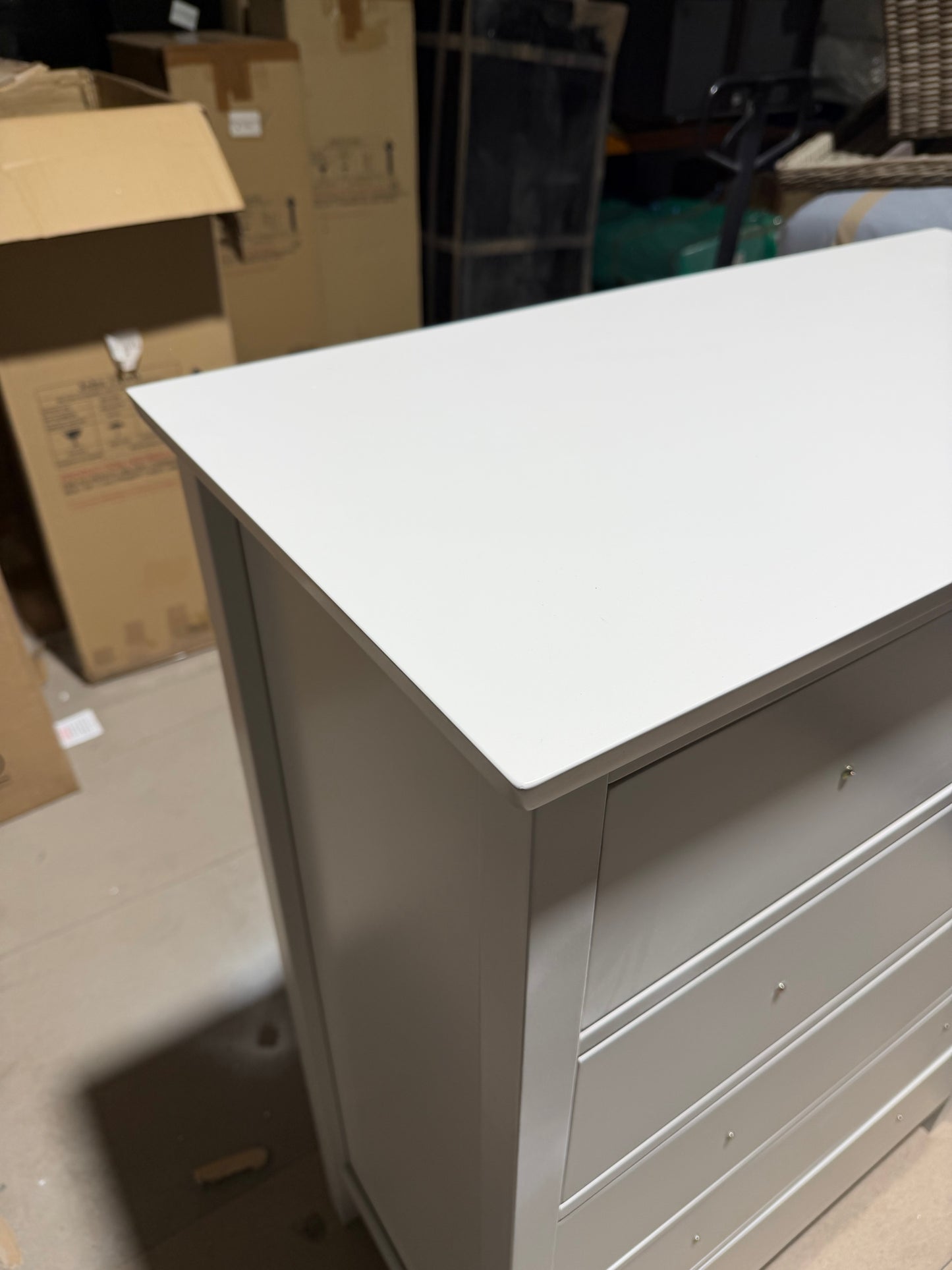 John Lewis Wilton 6 Drawer Chest, Linen