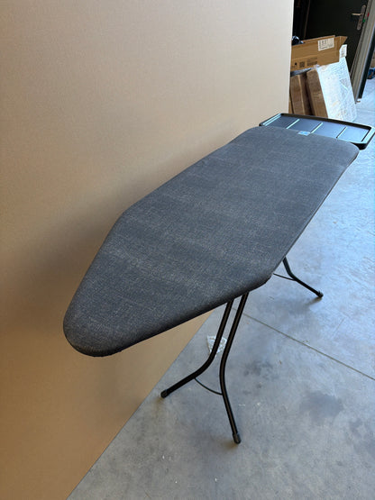 Brabantia Ironing Board C, 124 x 45cm, Solid Steam Unit Holder - Denim Black