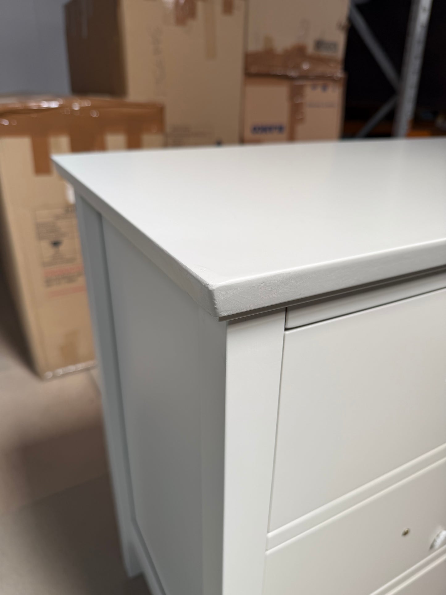 John Lewis Wilton 3 Drawer Chest White
