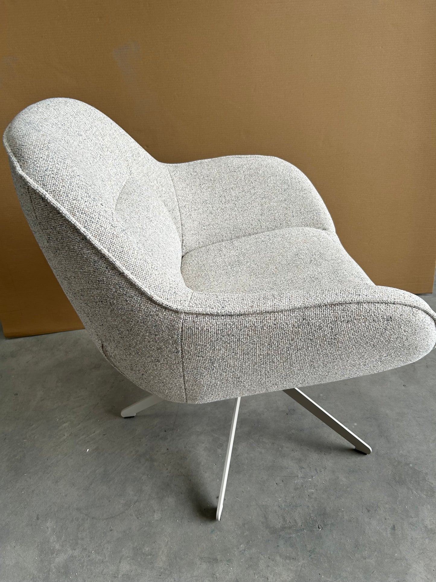 John Lewis Lynn Swivel Chair  Natural
