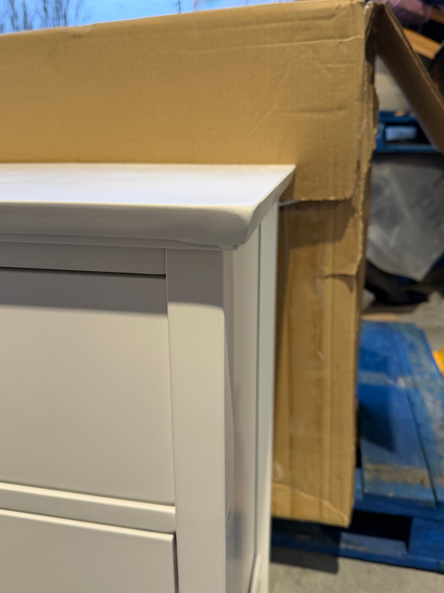 John Lewis Chest of Drawer White Wilton 7 Drawer Chest