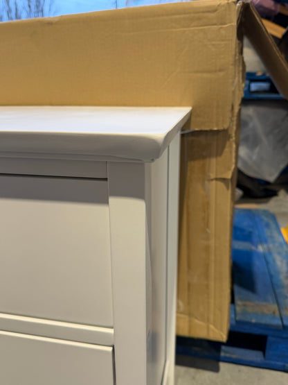 John Lewis Chest of Drawer White Wilton 7 Drawer Chest