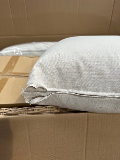 John Lewis Burford 5-Seater Woven Corner Garden Sofa, FSC-Certified (Acacia Wood), Natural