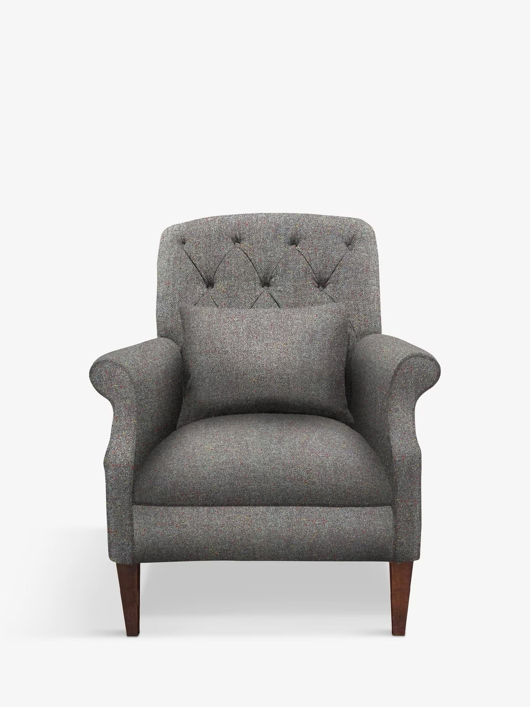 John Lewis Tetrad Flynn II Armchair, Overcast Speckle