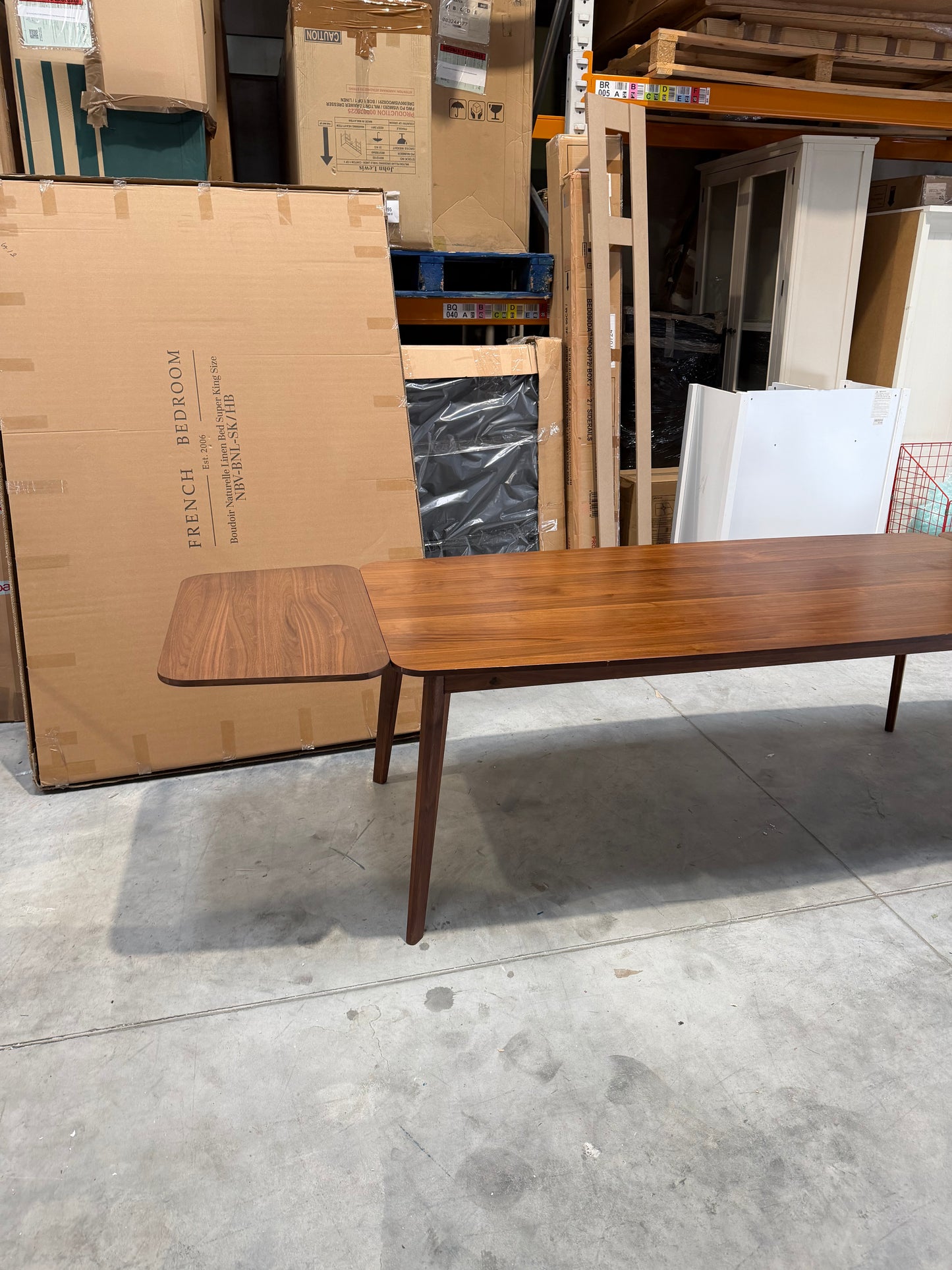 John Lewis Cara 6-10 Seater Extendable Dining Table American Black Walnut