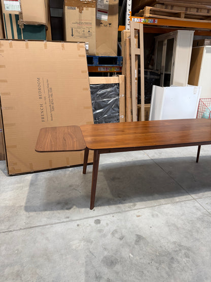 John Lewis Cara 6-10 Seater Extendable Dining Table American Black Walnut